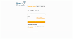 Desktop Screenshot of beauteresearch.com
